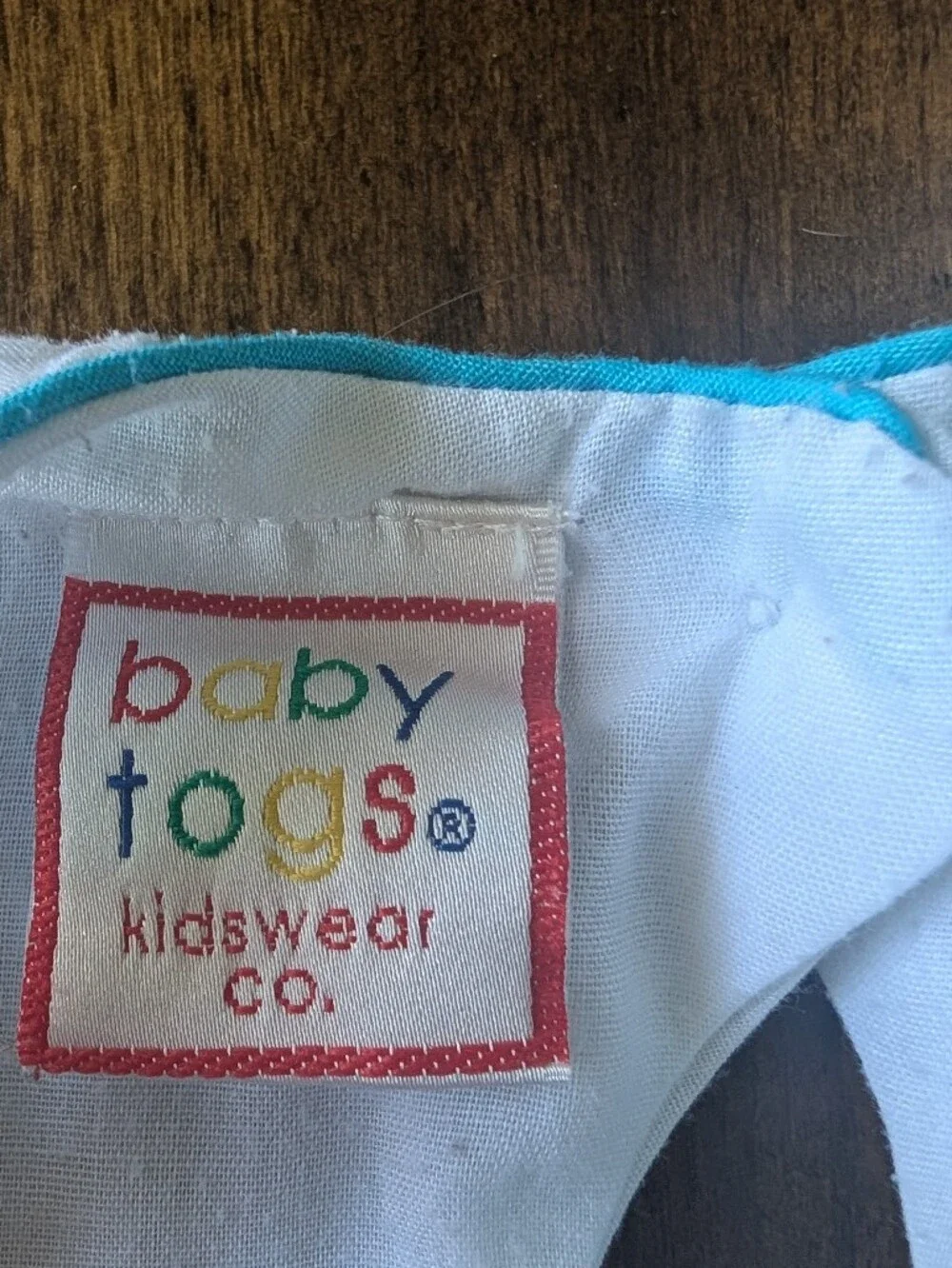 Baby Togs Light Blue Gingham Embroidered Girls' Summer Dress/ 2T - Picture 4 of 7